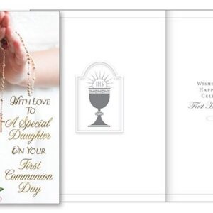 Communion Card with Insert/Daughter (C27552)