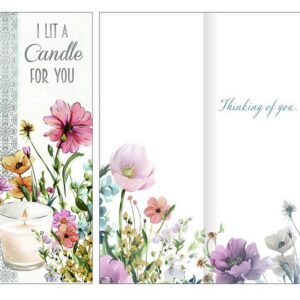 Card - I Lit A Candle For You (20865)