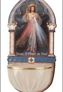 Wood Font/Luminous Bowl/Divine Mercy (3001)