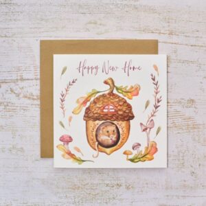 Card - toadstool happy new home