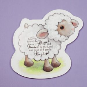 Wood Prayer Plaque/Lamb -Gentle Shepherd