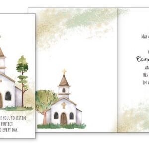 Communion Card with Insert - Symbolic (C27549)