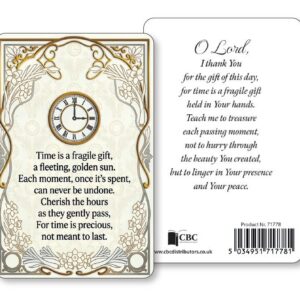 Prayer Card Time Fragile Gift