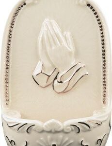 Porcelain Font 5inch Holding Hands