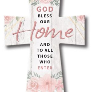 Resin Standing Cross - Home Blessing