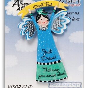 Artmetal Angel Car Visor - Don't Text
