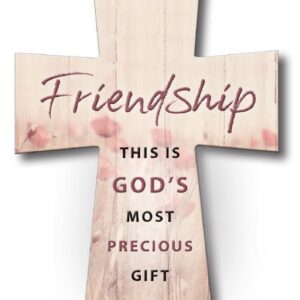 Resin Standing Cross - Friendship