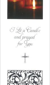 Card - I lit a candle - St. Gerard Majella