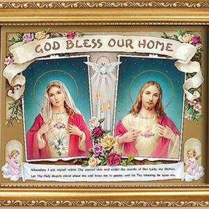 Picture - Bless Our House - Double Heart