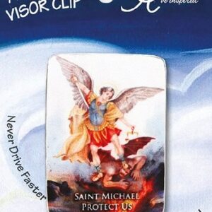 Artmetal Angel Car Visor - St. Michael