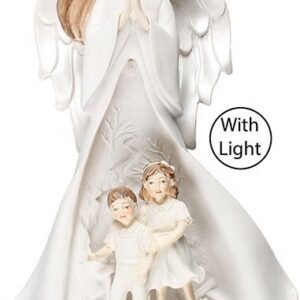8 inch Guardian Angel with children