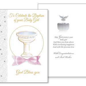 Card - On Your Baptism - Girl