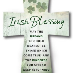 Resin Standing Cross - Irish Blessing