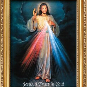 Framed Picture - Divine Mercy - Small