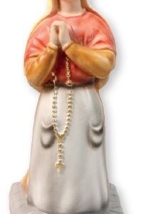6 inch plaster St. Bernadette statue