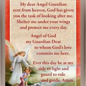 Acrylic Fridge Magnet - Guardian Angel