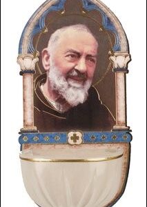 Wood Font/Luminous Bowl/Saint Pio